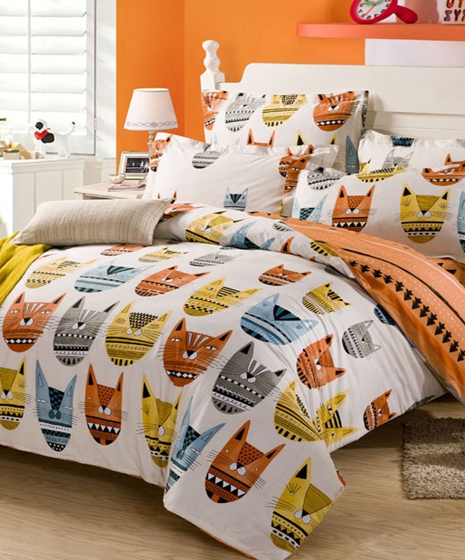 Creative Cat Themed Bedroom Ideas for Simple Design